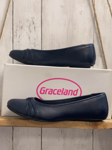   Schuhe  Gr. 38  blaue Ballerinas 