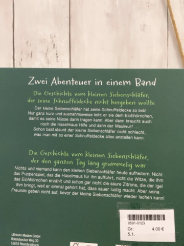   Buch Geschichten vom kleinen Siebenschläfer 