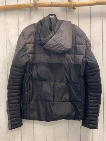 Calvin Klein Jeans M Winterjacke  grau schwra warm gefüttert Kapuze 