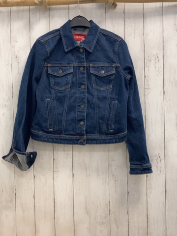 neu Esprit  Jeansjacke M  blau orange Nähte NP 79,90 € 