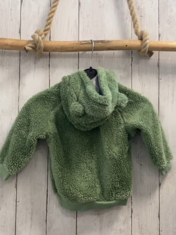 Sterntaler  Plüschjacke  Gr. 86  grün Kapuze mit Ohren 