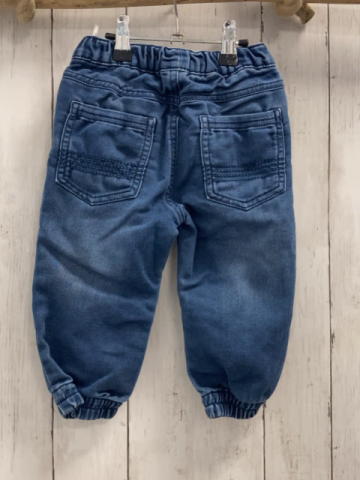   Hose  Gr. 86  blau Jeans weiße Kordel 
