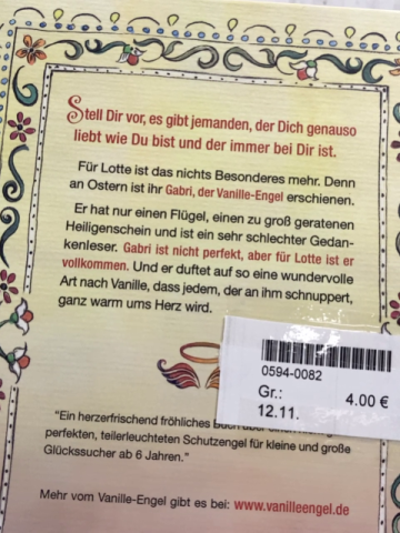   Buch Gabri, der Vanille-Engel
