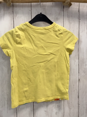 DP...aM T-Shirt  Gr. 110  gelb Wilde Tiere Palme 