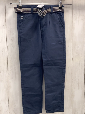 Orchestra  Hose  Gr. 116  blau mit blau weiß gestreiftem Gürtel