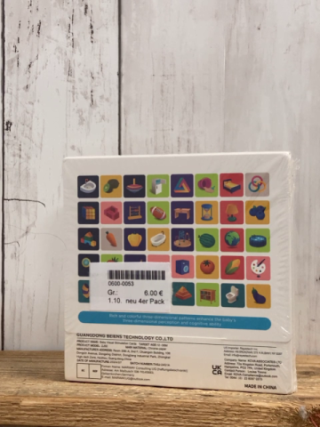 neu 4er Pack  Stimulierungskarten  Black and White 1 + 2 / Colorful 1 + 2 