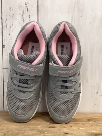   Schuhe  Gr. 32  grau rosa Schrift + Bund 