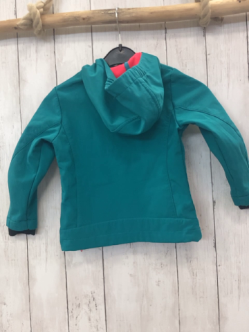 CMP  Softshellacke  Gr. 98  türkis hellrote Reißverschlüsse + Futter 