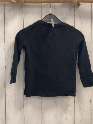 Sinsay  Langarmshirt  Gr. 98  schwarz weiße Schrift aus Tieren