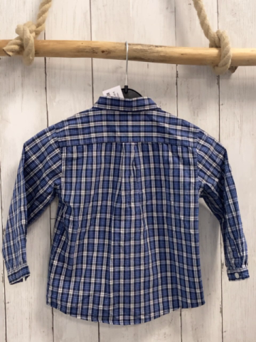 Bout´ Chou  Hemd  Gr. 98  blau schwarz weiß kariert 