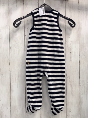 Steiff  Strampler  Gr. 74  schwarz weiße Streifen Nicky 