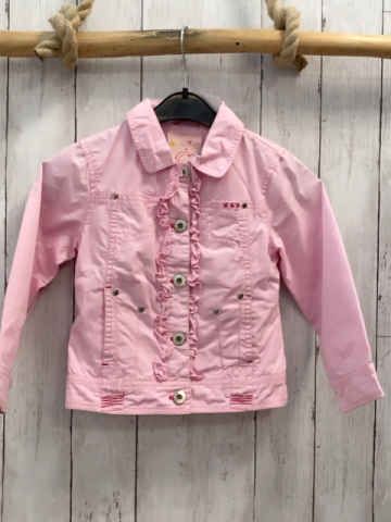  Jacke Gr. 104  rosa Rüsschen