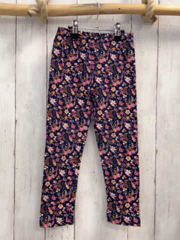  Leggings Gr. 104  blau senf rosa Blumen