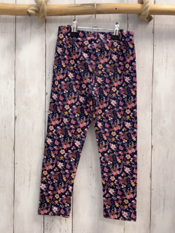  Leggings Gr. 104  blau senf rosa Blumen