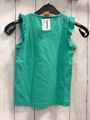 Pusblu T-Shirt Gr. 92  grün Blumen 