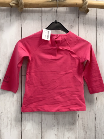  Langarmshirt Gr. 80  pink Vogel 