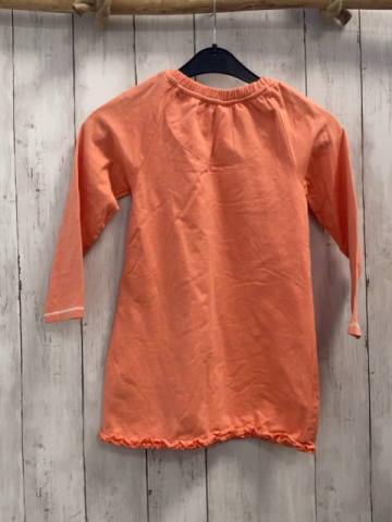 lief!  Kleid  Gr. 98  orange Elefant Rüschensaum 