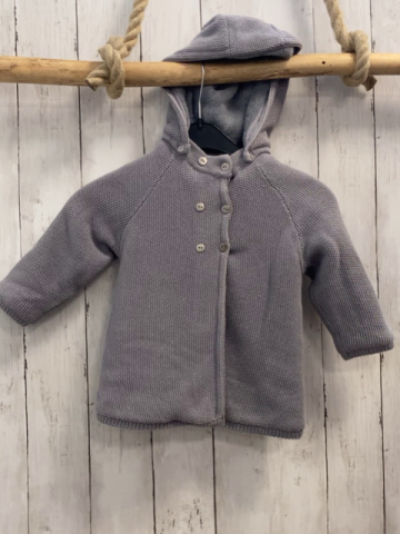 Obaibi  Strickjacke  Gr. 86  grau Strick Teddyfutter 