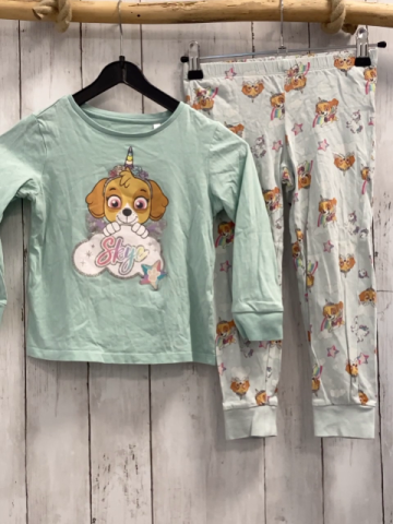 2tlg  Schlafanzug Gr. 110  mint Paw Patrol 