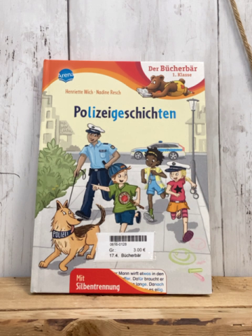 Bücherbär  Buch Polizeigeschichten 