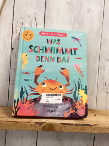   Pappbuch Was schwimmt denn da