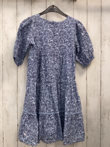 Basefield  Kleid  Gr. 116  hellblau blaue Blätter 