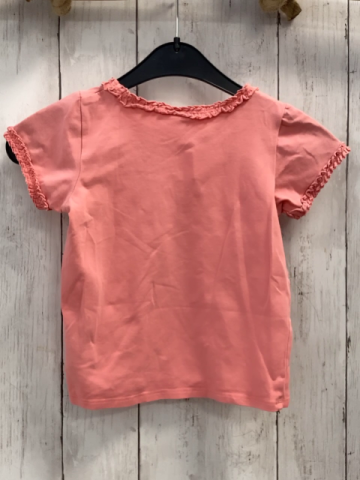 H&M  T-Shirt  Gr. 92  lachs Rüschenbund 