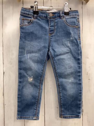 Zara  Hose  Gr. 92  blau Jeans used Look