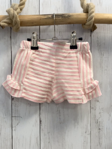 Zara  Shorts  Gr. 74  rosa creme Streifen