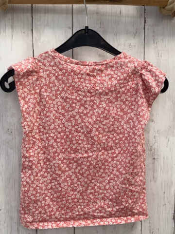 H&M  T-Shirt  Gr. 110  rosa weiße Blumen 