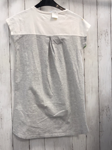 mayoral  Kleid  Gr. 152  creme Blumen Vogel Schmetterling Schrift mit silbernen Steinen 