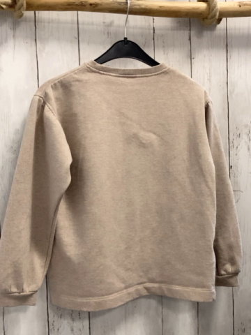 Mayoral  Pullover  Gr. 134  beige Katze mit Blumen und goldenen Pailetten  