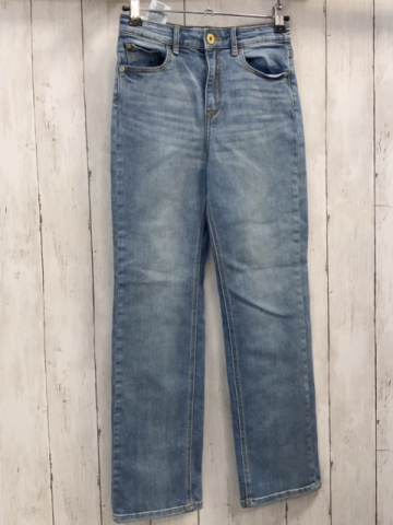 Vingino  Hose  Gr. 140  blau Jeans Straight Bund verstellbar