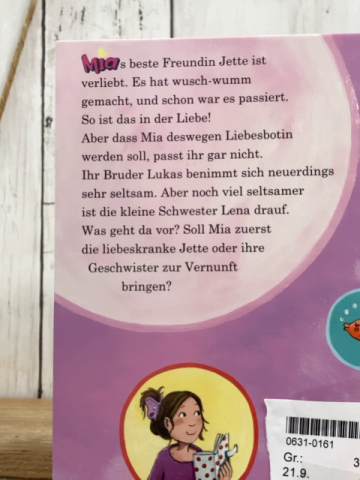   Buch Mia und das Liebeskuddelmuddel 