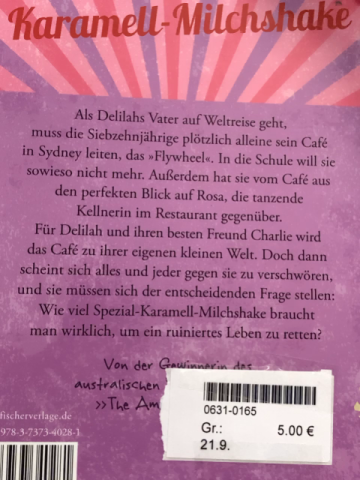   Buch Herzflattern mit Karamell 