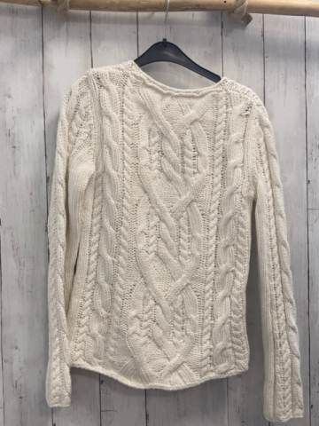 Marc O´ Polo  Pullover  Gr. 158  weiß Strick Zöpfe 