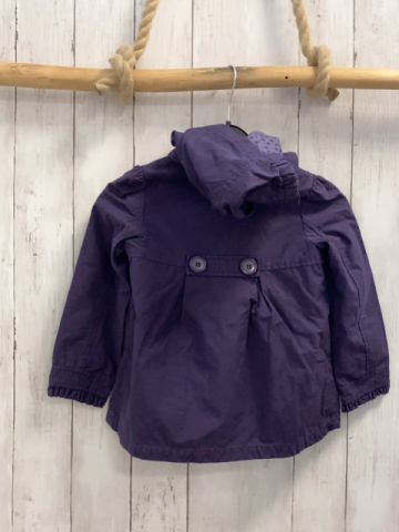 Benetton  Jacke  Gr. 98  lila Kapuze 