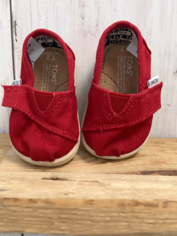 Toms  Leinenschuhe  Gr. 13/5  rot 