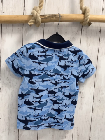   Poloshirts  Gr. 104  hellblau Haie blauer Polokrageb