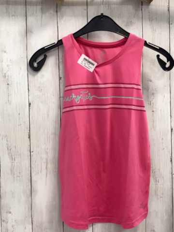 Energetics  Top Gr. 152  pink mit Streifen + Schrift 