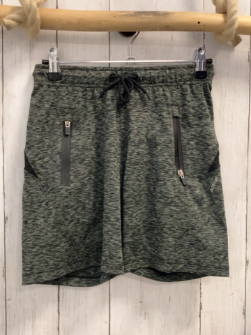   Sportshorts  Gr. 134  oliv schwarz meliert 