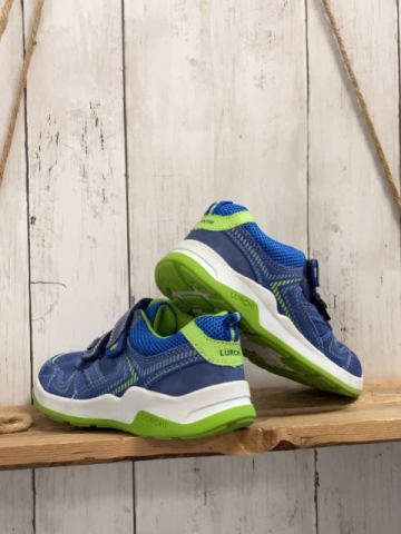 Lurchi Schuhe Gr. 32  blau grün weiß