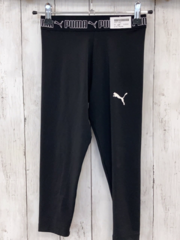 Puma  Sportleggings  Gr. 128  schwarz weiße Schrift 