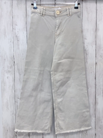 Zara  Hose  Gr. 134  hellblau Jeans Fransensaum 