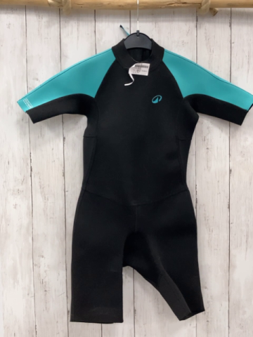   Neoprenoverall  Gr. 128  schwarz türkis 