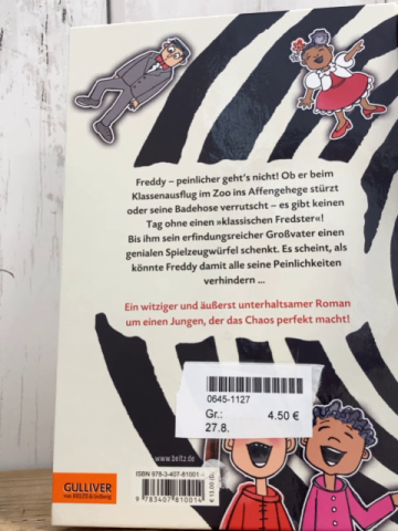   Buch Freddy Sidebottoms absolut peinliche Welt 