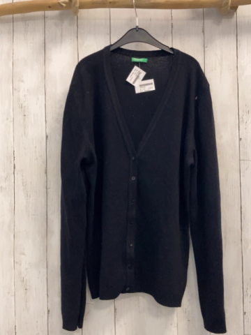 Benetton Strickjacke Gr. 170  schwarz