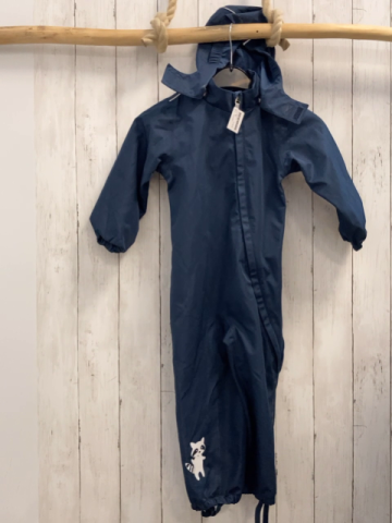 Tschibo  Regenoverall Gr. 98  blau Kapuze 