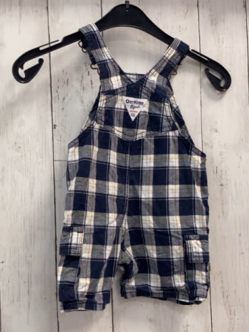 Oshkosh  Latzshorts  Gr. 74  blau weiß orange gelb kariert 