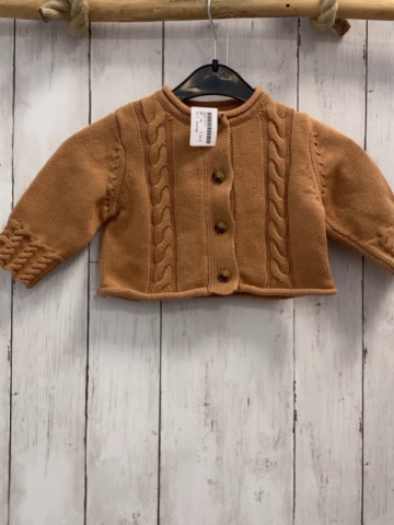 Donsje  Strickjacke  Gr. 74   ocker Zöpfe 